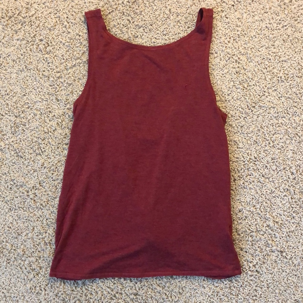 Zyia Active Swirl Tank, maroon